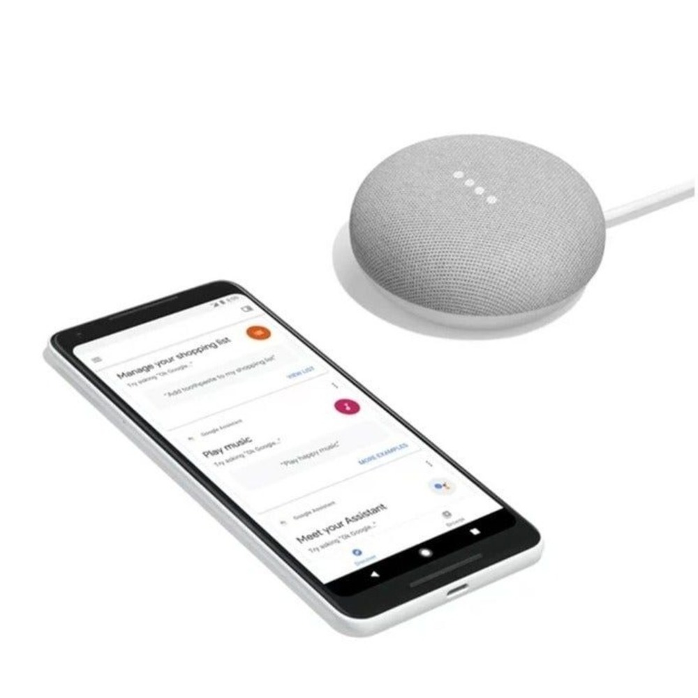 Google Home Mini - Chalk - Picture 2 of 12